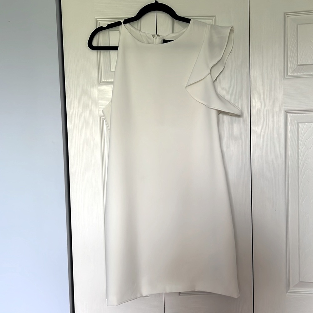 Lulus white one shoulder dress